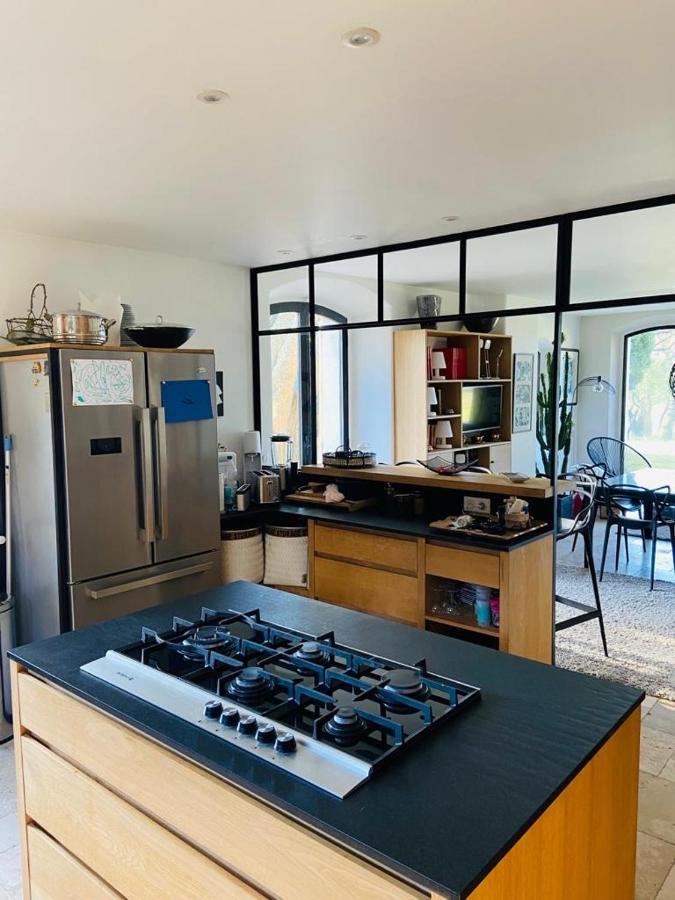 Villa Provencale Familiale Avec Piscine 格里莫 外观 照片